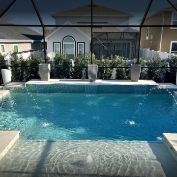 Pools with Custom Water Features
