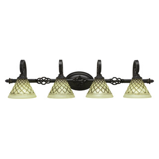 Elegante Conical Bath Bar - Victorian - Bathroom Vanity Lighting - by ...