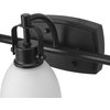 Gilroy 3-Light Matte Black 25W Integrated LED Vanity Light