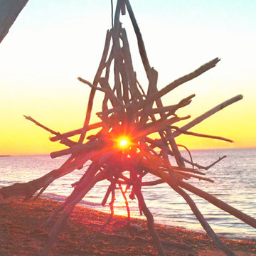 Ocean Lantern Natural Environmental Sculpture - Whidbey Island