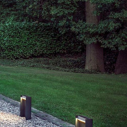 Slat 40 Poller LED Bollard - Path Lights