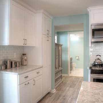 Bright Traditional Kitchen and Bathroom Remodel