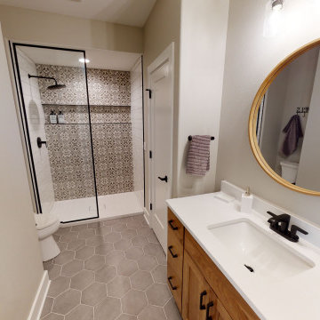 Lower Level Bath | The Harper - 2021 Parade of Homes Model