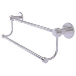 Allied Brass - Mercury 30" Double Towel Bar With Groovy Accents, Polished Chrome - Add a stylish touch to your bathroom decor with this finely crafted double towel bar.  This elegant bathroom accessory is created from the finest solid brass materials.  High quality lifetime designer finishes are hand polished to perfection.