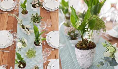 DIY :  Réalisez un chemin de table fleuri et parfumé avec du muguet