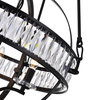 CWI LIGHTING 9957P20-4-101 4 Light Chandelier with Black finish