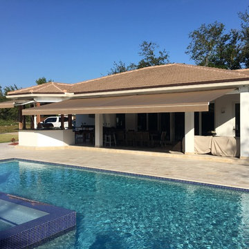 Oakridge Home - 32' X 12' Retractable Rainier Awning