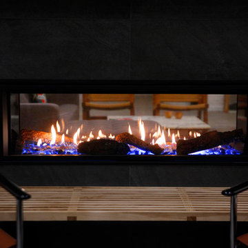 Heat & Glo MEZZO See-Through Gas Fireplace