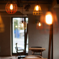 Renkli Kafes Sarkıt - Pendant Lighting