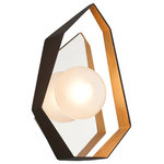 Troy Lighting - Troy Lighting Origami LED Wall Sconce B5521 - LED Wall Sconce from Origami collection in Bronze w/ Gold Leaf finish. Number of Bulbs 1. Max Wattage 4.00. No bulbs included. No UL Availability at this time.