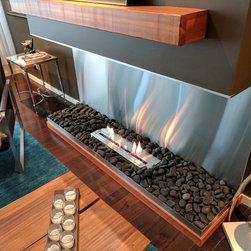 Fireplace update in Downtown Vancouver - Fireplaces