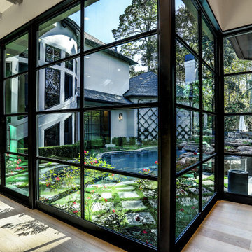 Small profile Glass Wall project Houston Tx