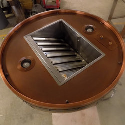Bell-shaped Custom Copper Range Hoods - Range Hoods And Vents