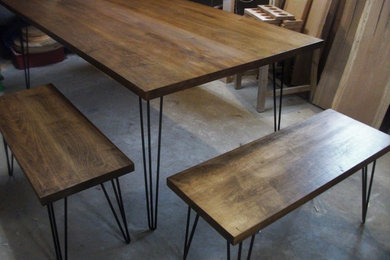 Industrial Maple Table