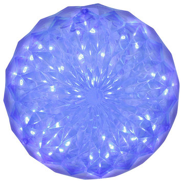 30Lt X 6" Led Blue Crystal Ball Outdoor
