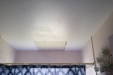 Bathroom Ceiling Drywall Repair (Before)
