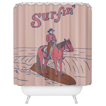 Emma Boys Surfin Shower Curtain
