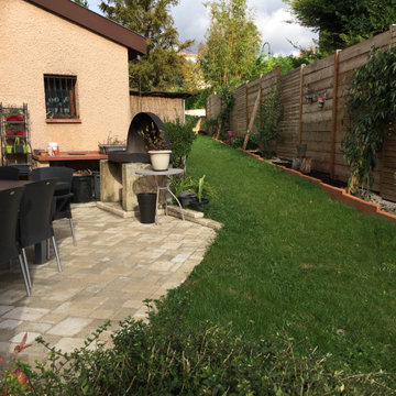 Création d'une palissade en bois sur-mesure