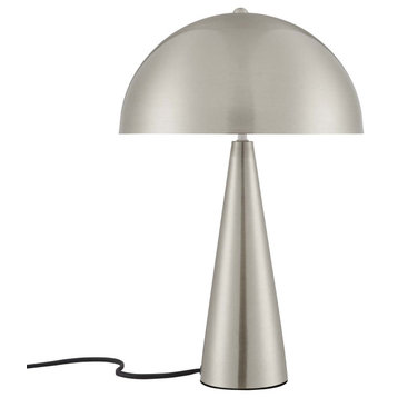 Selena Metal Table Lamp, Satin Nickel