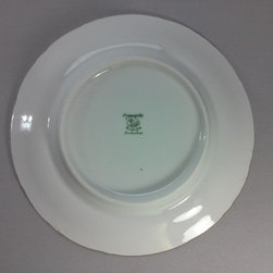 lote de cinco platos de postre de cer&aacute;mica alemana. Konigporzellan - Dinner Plates
