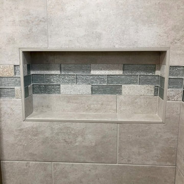 Beautiful Bathroom Remodel-Koch Bristol Painted Oyster Cambria Berwyn Quartz