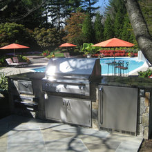 Built in BBQ