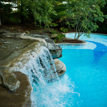 Natural Stone Waterfall