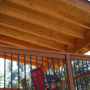 Open Shed Roof Deck Cover