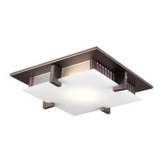PLC Lighting 1-Light Ceiling Light, Polipo Collection 904 ORB