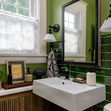 Scandinavian Hall Bath- West Towson