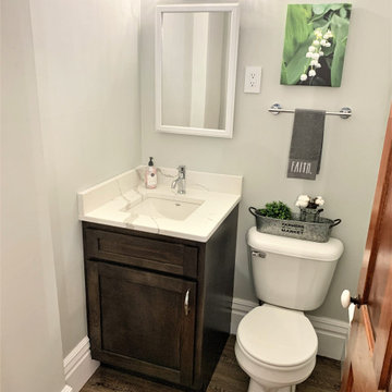 Geneseo, IL Kitchen, Powder Room, and Living Room Renovation