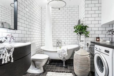 Inspiration for a scandinavian bathroom in Stockholm.