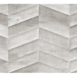 Art Stone Painting Grey Chevron 300x800 - Wall & Floor Tiles