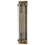 Hinkley - Hinkley 29064BU-LL Pearson - 1 Light Large Outdoor Wall in Traditi - Take the indoor style of statement sconces outsidePearson 1 Light Larg Burnished Bronze Cle *UL: Suitable for wet locations Energy Star Qualified: n/a ADA Certified: n/a  *Number of Lights: 1-*Wattage:60w Incandescent bulb(s) *Bulb Included:No *Bulb Type:Incandescent *Finish Type:Burnished Bronze