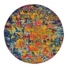 Unique Loom Guell Estrella Rug, 6'x6'