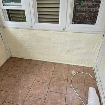 Sunroom Spray Foam Insulation Upgrade
