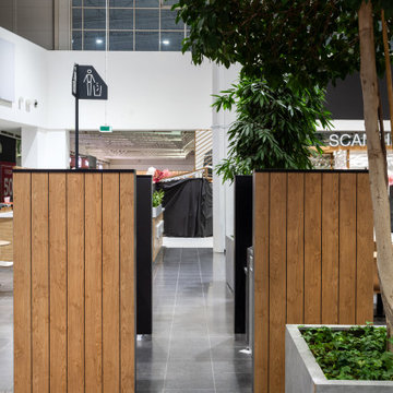 Food Court Interior — MEGA Parnas Shopping Center, Saint Petersburg