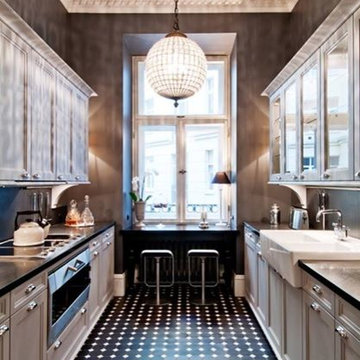 Upgraded Kitchen in 1800's vintage NYC townhouse
