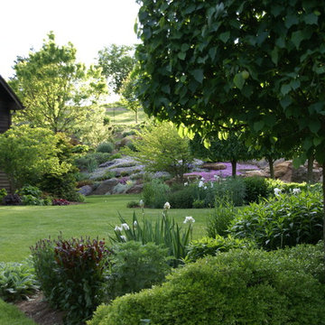 Garden in springtime