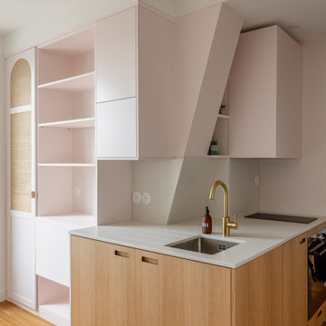 Restructurer un 29 m² pour une vie en rose