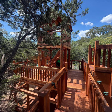 Bridged Wooden Swing Sets