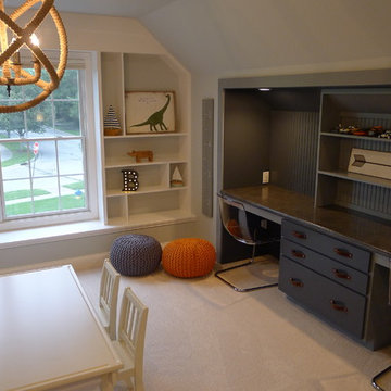Boys bedroom with playroom