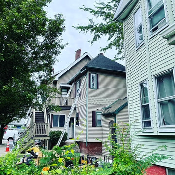 Roofing and metal fascia trim