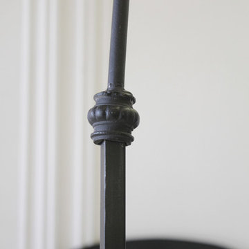 Custom Black Iron Queen Size Canopy Bed