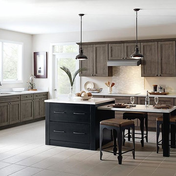 Textured Laminate Kitchen Cabinets