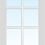 Verona Home Design - 10-Lite True Divided Primed Interior Door Slab, 24"x80" - -Door comes as an unmachined slab only, with no hinge or bore prep