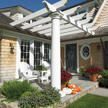 Pergola entrance