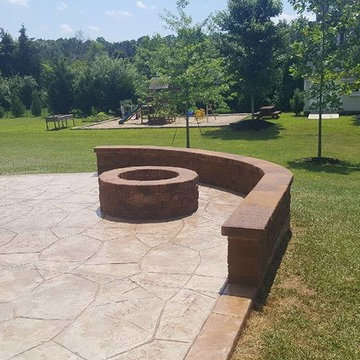 J-Stamped Concrete Patio Warrenton VA