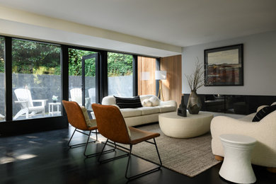 Living room - living room idea in Seattle
