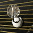 Isaac Light Taylor Crystal Wall Sconce, Glass 1